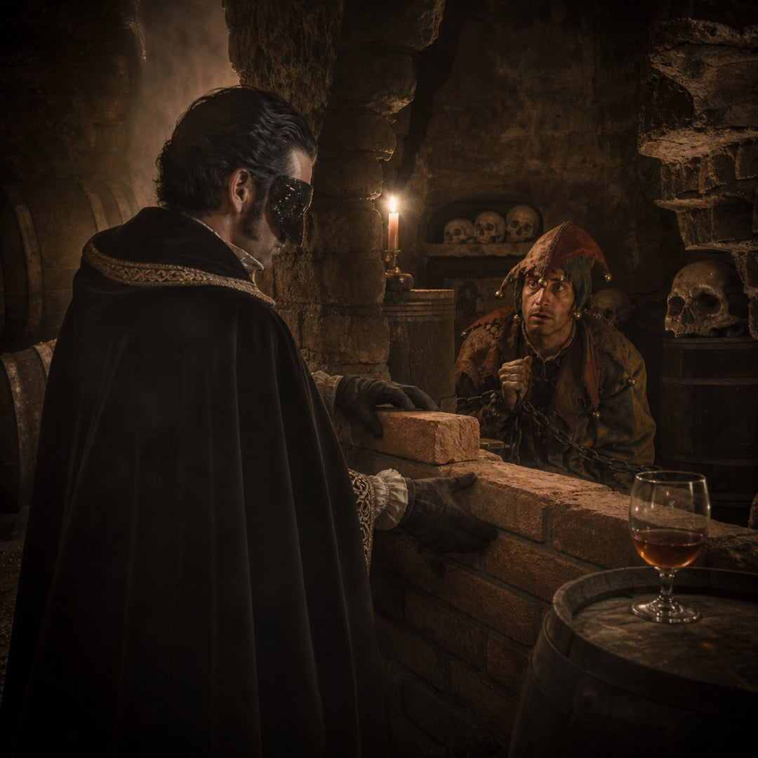 The Cask of Amontillado · Raven story artwork